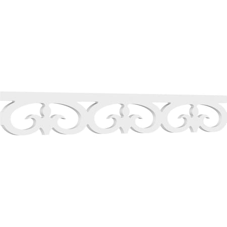 Ekena Millwork Fortuna Architectural Grade PVC Running Trim, 6"H x 5/8"P x 48"L RUNP06X0625X48FOR